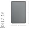 imageKitchenAid Classic Plastic Cutting Board with Perimeter Trench and Non Slip Edges Dishwasher Safe 12 x 18 inch BeetrootGray