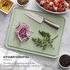 imageKitchenAid Classic Plastic Cutting Board with Perimeter Trench and Non Slip Edges Dishwasher Safe 12 x 18 inch BeetrootGreen