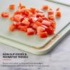 imageKitchenAid Classic Plastic Cutting Board with Perimeter Trench and Non Slip Edges Dishwasher Safe 12 x 18 inch BeetrootGreen