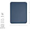imageKitchenAid Classic Plastic Cutting Board with Perimeter Trench and Non Slip Edges Dishwasher Safe 12 x 18 inch BeetrootInk Blue