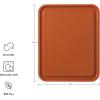 imageKitchenAid Classic Plastic Cutting Board with Perimeter Trench and Non Slip Edges Dishwasher Safe 12 x 18 inch BeetrootScorched Orange