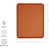 imageKitchenAid Classic Plastic Cutting Board with Perimeter Trench and Non Slip Edges Dishwasher Safe 12 x 18 inch BeetrootScorched Orange