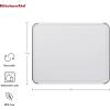 imageKitchenAid Classic Plastic Cutting Board with Perimeter Trench and Non Slip Edges Dishwasher Safe 12 x 18 inch BeetrootWhiteGray