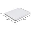 imageKitchenAid Classic Plastic Cutting Board with Perimeter Trench and Non Slip Edges Dishwasher Safe 12 x 18 inch BeetrootWhiteGray