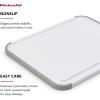 imageKitchenAid Classic Plastic Cutting Board with Perimeter Trench and Non Slip Edges Dishwasher Safe 12 x 18 inch BeetrootWhiteGray