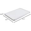 imageKitchenAid Classic Plastic Cutting Board with Perimeter Trench and Non Slip Edges Dishwasher Safe 12 x 18 inch BeetrootWhiteGray