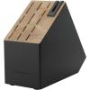imageKitchenAid Classic Slim Knife Block Set with BuiltIn Knife Sharpener High Carbon Stainless Steel Kitchen Knives Sharp Kitchen Knife Set with Block Black 14 PieceBlack