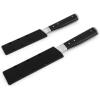 imageKitchenAid Gourmet 4 Piece Forged Triple Rivet Steak Knife Set High Carbon Japanese Steel Sharp Kitchen Knife Set 45 inch Black2Piece Utility and Paring Knife Set