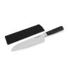 imageKitchenAid Gourmet 4 Piece Forged Triple Rivet Steak Knife Set High Carbon Japanese Steel Sharp Kitchen Knife Set 45 inch Black7Inch Santoku Knife