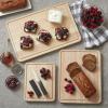 imageKitchenAid Gourmet Cutting Board with NonSlip feet and Recessed Handles Thick Chopping Board with EdgeGrain Design Charcuterie Board 12x16inch Birchwood Natural181L x 12W