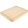 imageKitchenAid Gourmet Cutting Board with NonSlip feet and Recessed Handles Thick Chopping Board with EdgeGrain Design Charcuterie Board 12x16inch Birchwood Natural14L x 11W