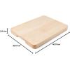 imageKitchenAid Gourmet Cutting Board with NonSlip feet and Recessed Handles Thick Chopping Board with EdgeGrain Design Charcuterie Board 12x16inch Birchwood Natural158L x 12W