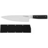 imageKitchenAid Gourmet Forged Triple Rivet Chef Knife with CustomFit Blade Cover 8inch Sharp Kitchen Knife HighCarbon Japanese Stainless Steel Blade BlackBlack