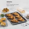imageKitchenAid Nonstick Aluminized Steel Baking Sheet 123X10in SilverContour Silver