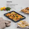 imageKitchenAid Nonstick Aluminized Steel Baking Sheet 123X10in SilverInk Blue