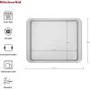 imageKitchenAid Nonstick Aluminized Steel Baking Sheet 123X10in SilverSilver
