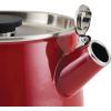 imageKitchenAid Teakettles EnamelonSteel Stovetop Whistling Teakettle Induction Ready Stainless steel Lid 2 Quart  Blue VelvetEmpire Red