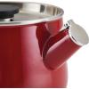 imageKitchenAid Teakettles EnamelonSteel Stovetop Whistling Teakettle Induction Ready Stainless steel Lid 2 Quart  Blue VelvetEmpire Red
