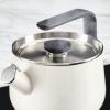 imageKitchenAid Teakettles EnamelonSteel Stovetop Whistling Teakettle Induction Ready Stainless steel Lid 2 Quart  WhiteWhite