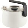 imageKitchenAid Teakettles EnamelonSteel Stovetop Whistling Teakettle Induction Ready Stainless steel Lid 2 Quart  WhiteWhite