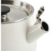 imageKitchenAid Teakettles EnamelonSteel Stovetop Whistling Teakettle Induction Ready Stainless steel Lid 2 Quart  WhiteWhite