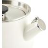 imageKitchenAid Teakettles EnamelonSteel Stovetop Whistling Teakettle Induction Ready Stainless steel Lid 2 Quart  WhiteWhite