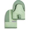 imageKitchenAid Beacon TwoTone NonSlip Mini Oven Mitt Set NavyInk 55quotx8quot 2 PiecePistachioGraphite Green