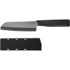 imageKitchenAid Classic Ceramic Santoku Knife with CustomFit Blade Cover Sharp Kitchen Knife DishwasherSafe 5inch BlackBlack