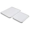 imageKitchenAid Classic Nonslip 2 Piece Plastic Cutting Board Set of 2 White