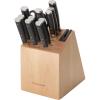 imageKitchenAid Gourmet 14 Piece Forged Triple Rivet Knife Block Set with Built in Knife Sharpener High Carbon Japanese Stainless Steel Kitchen Knives Sharp Kitchen Knife Set with Block Birchwood