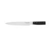 imageKitchenAid Gourmet 4 Piece Forged Triple Rivet Steak Knife Set High Carbon Japanese Steel Sharp Kitchen Knife Set 45 inch Black8Inch Slicing Knife