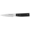 imageKitchenAid Gourmet Forged Triple Rivet Serrated Paring Knife with CustomFit Blade Cover 35inch Sharp Kitchen Knife HighCarbon Japanese Stainless Steel Blade Black