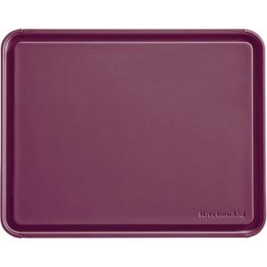 imageKitchenAid Classic Plastic Cutting Board with Perimeter Trench and Non Slip Edges Dishwasher Safe 12 x 18 inch BeetrootBeetroot