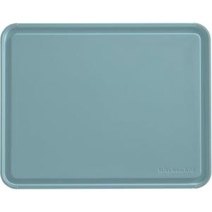 imageKitchenAid Classic Plastic Cutting Board with Perimeter Trench and Non Slip Edges Dishwasher Safe 12 x 18 inch BeetrootBlue
