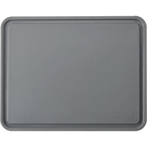 imageKitchenAid Classic Plastic Cutting Board with Perimeter Trench and Non Slip Edges Dishwasher Safe 12 x 18 inch BeetrootGray