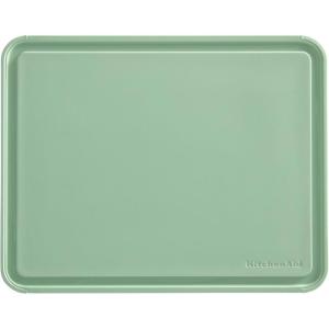 imageKitchenAid Classic Plastic Cutting Board with Perimeter Trench and Non Slip Edges Dishwasher Safe 12 x 18 inch BeetrootGreen
