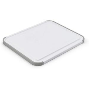 imageKitchenAid Classic Plastic Cutting Board with Perimeter Trench and Non Slip Edges Dishwasher Safe 12 x 18 inch BeetrootWhiteGray