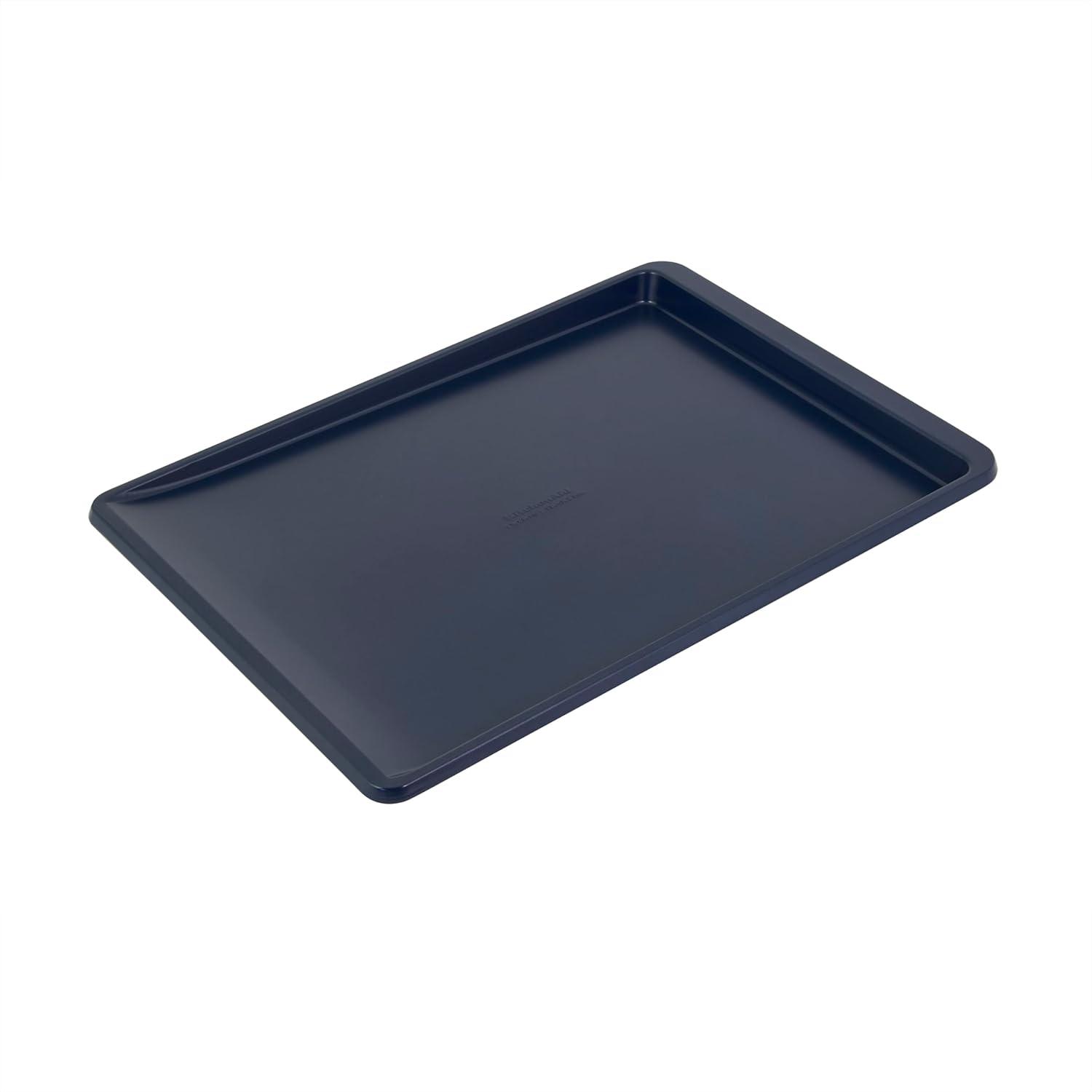 imageKitchenAid 13x18in Nonstick Aluminized Steel Cookie Slider Ink BlueSilver