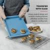 imageKitchenAid 13x18in Nonstick Aluminized Steel Cookie Slider Ink BlueBlue Velvet
