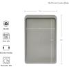 imageKitchenAid 13x18in Nonstick Aluminized Steel Cookie Slider Ink BlueContour Silver