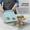imageKitchenAid 13x18in Nonstick Aluminized Steel Cookie Slider Ink BlueMineral Water