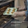 imageKitchenAid 13x18in Nonstick Aluminized Steel Cookie Slider Ink BluePistachio