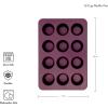 imageKitchenAid 24Cup Nonstick Aluminized Steel Mini Muffin Pan Contour SilverBeetroot