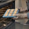 imageKitchenAid 24Cup Nonstick Aluminized Steel Mini Muffin Pan Contour SilverBlue Velvet