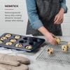 imageKitchenAid 24Cup Nonstick Aluminized Steel Mini Muffin Pan Contour SilverInk Blue