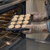 imageKitchenAid 24Cup Nonstick Aluminized Steel Mini Muffin Pan Contour SilverInk Blue