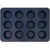 imageKitchenAid 24Cup Nonstick Aluminized Steel Mini Muffin Pan Contour SilverInk Blue