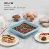 imageKitchenAid 9In Nonstick Swiss Engineered Aluminized Steel Square Cake Pan Dishwasher Safe Blue VelvetMineral Water