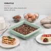 imageKitchenAid 9In Nonstick Swiss Engineered Aluminized Steel Square Cake Pan Dishwasher Safe Blue VelvetPistachio
