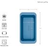imageKitchenAid 9x5in Nonstick Aluminized Steel Loaf Pan SilverBlue Velvet